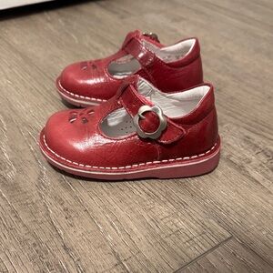 Charming Red Kids Dress Shoes